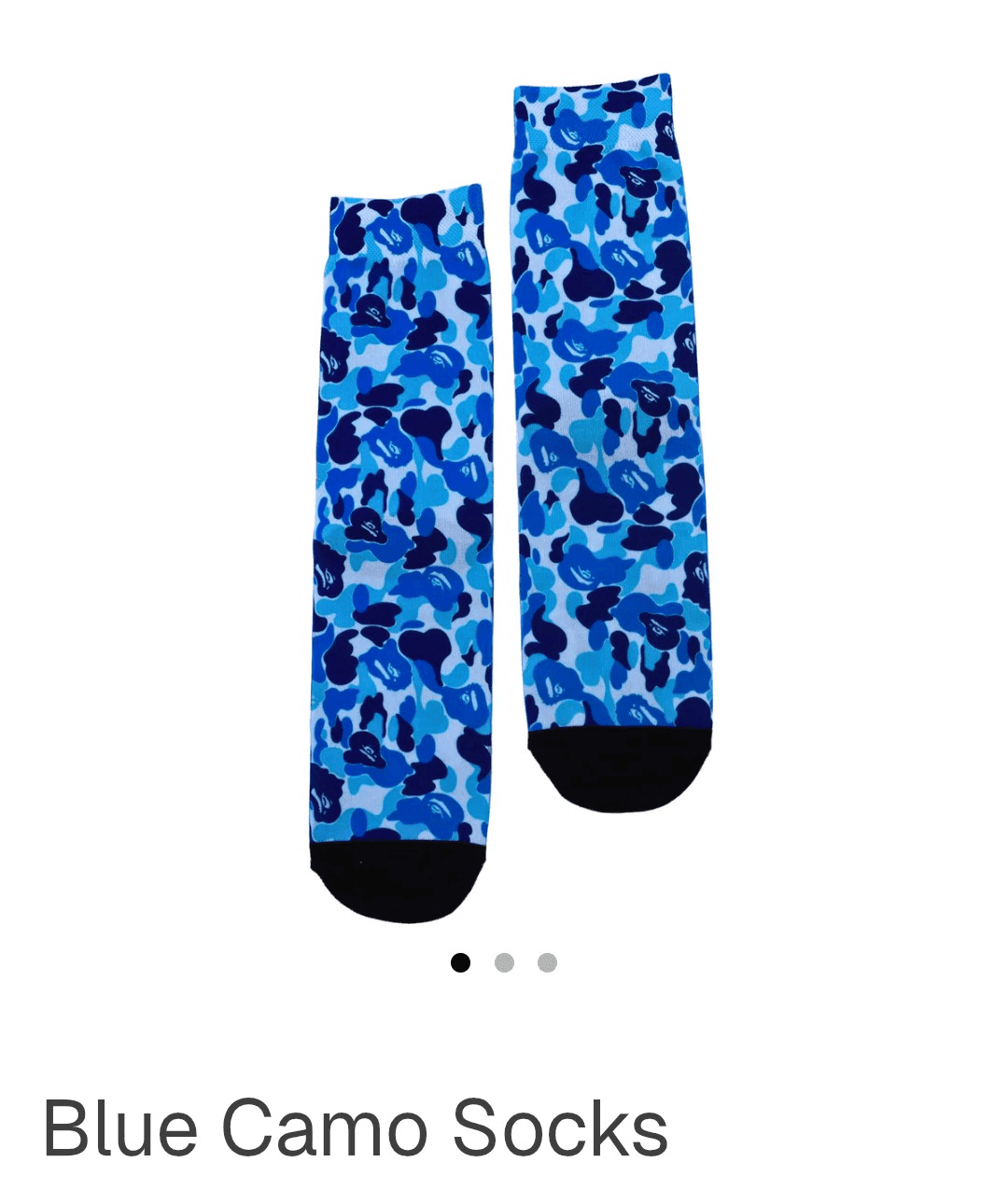 Blue Camo Socks