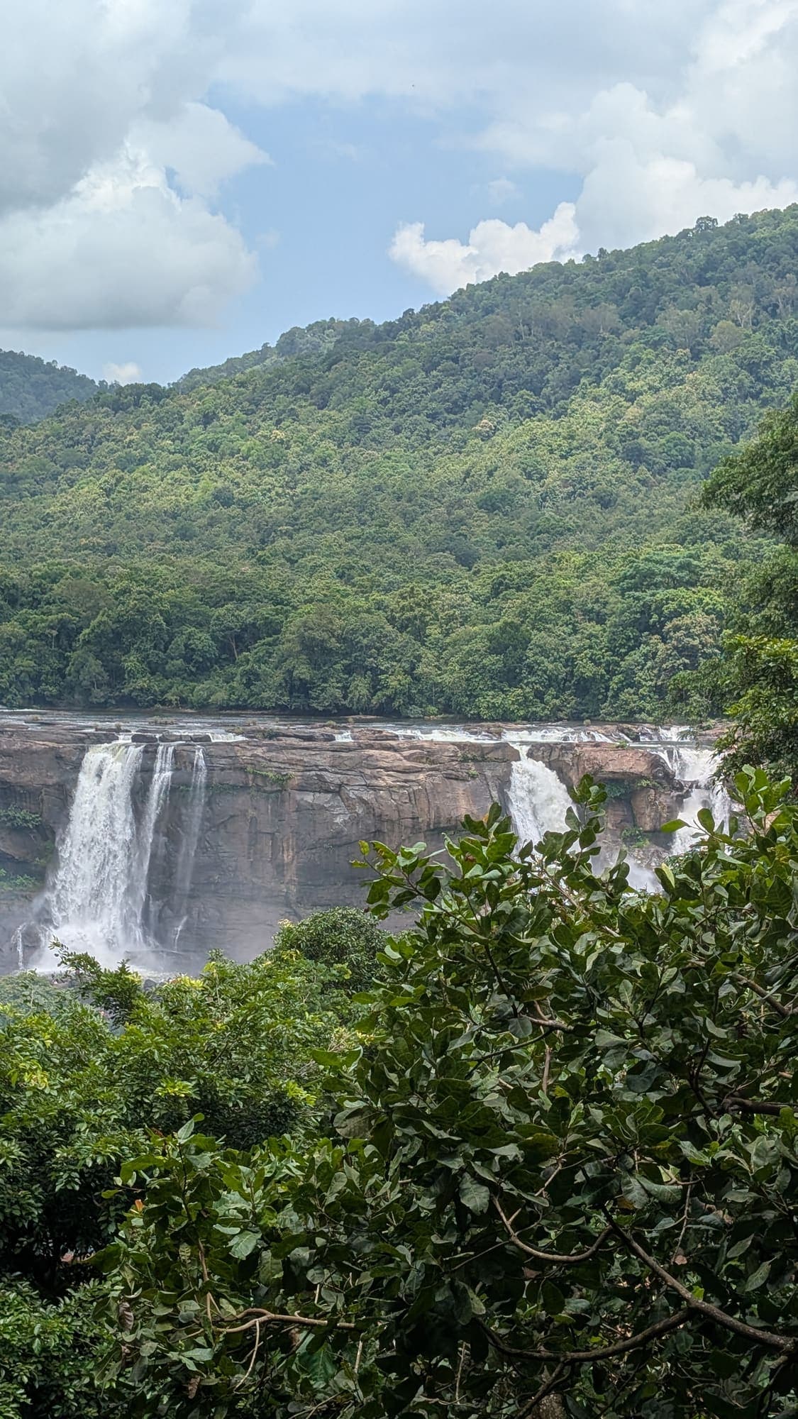Athirappilly Falls Route – 80km moderate road cycling route view in Kerala image