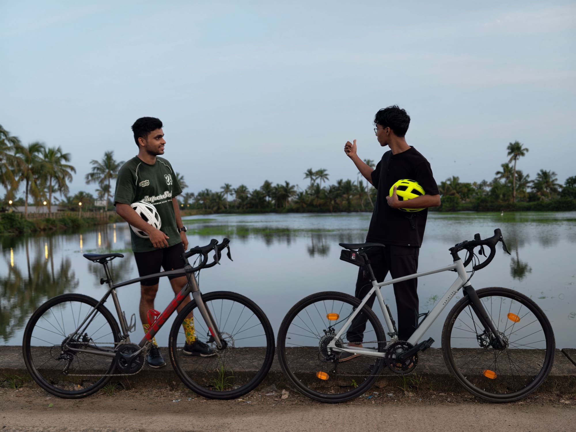 Kadamakkudy Island Loop – 35km easy road cycling route view in Kerala image