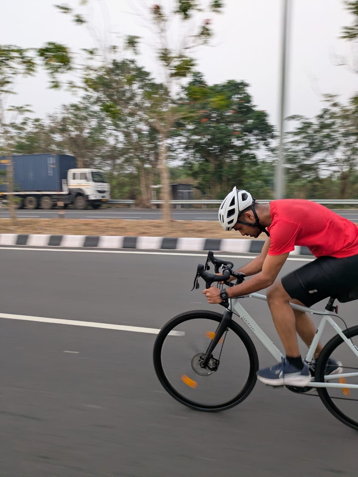 Kochi Backwater Loop – 50km moderate road cycling route view in Kerala image