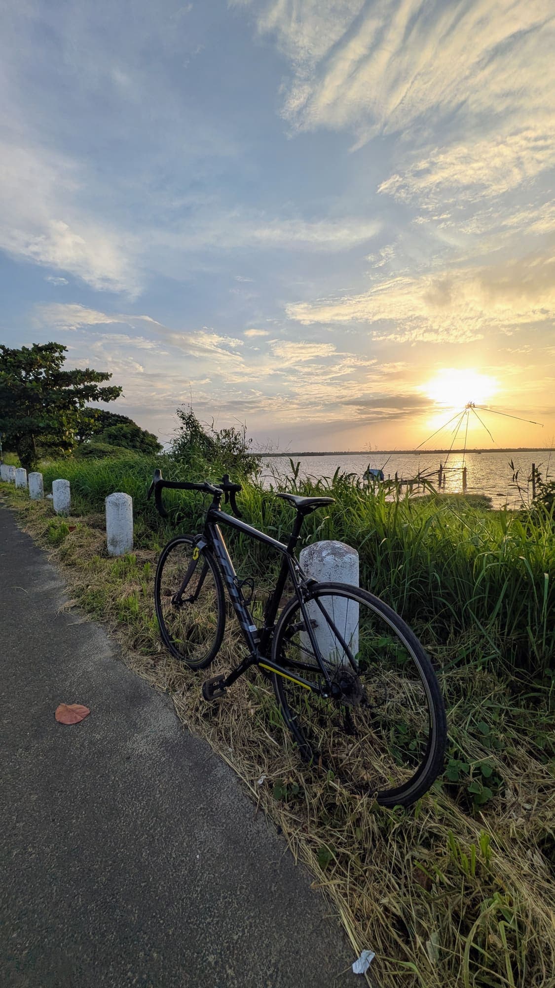 Kochi Backwater Loop – 50km moderate road cycling route view in Kerala image
